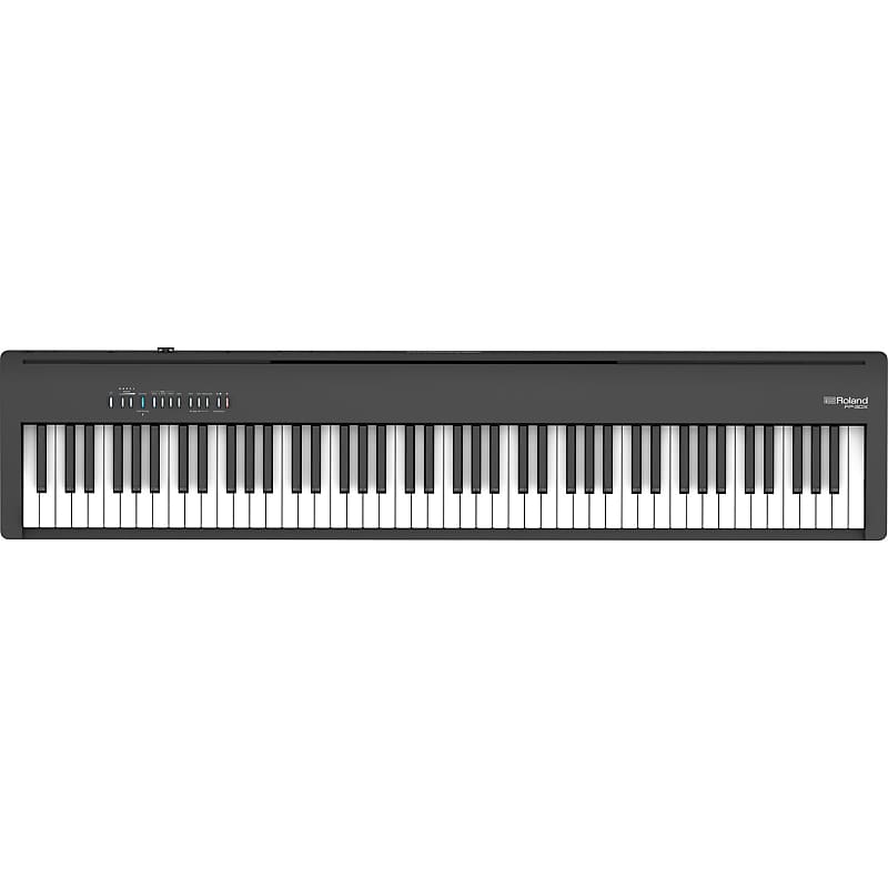 Roland FP-30X 88-клавишное цифровое пианино с прогрессивной молоточковой механикой и динамиками, черное FP-30XBK