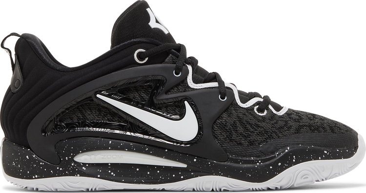 Кроссовки Nike KD 15 TB 'Black White Speckled', черный кроссовки nike kd 10 black white черный