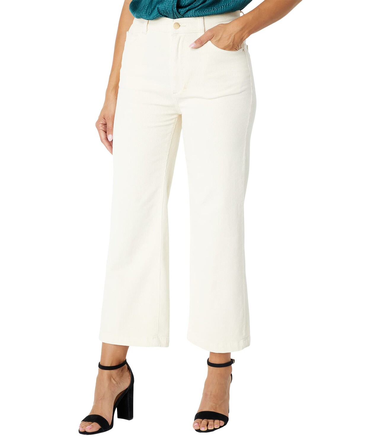 

Джинсы DL1961, Hepburn Wide Leg High-Rise Vintage in Manilla Corduroy