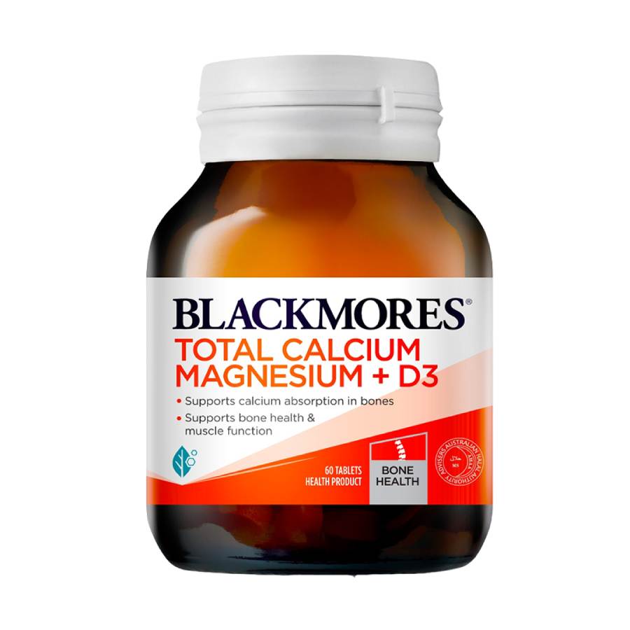 Комплекс минералов Blackmores Total Calcium & Magnesium + D3, 60 таблеток tablets пищевая добавка blackmores bio calcium d3 120 таблеток