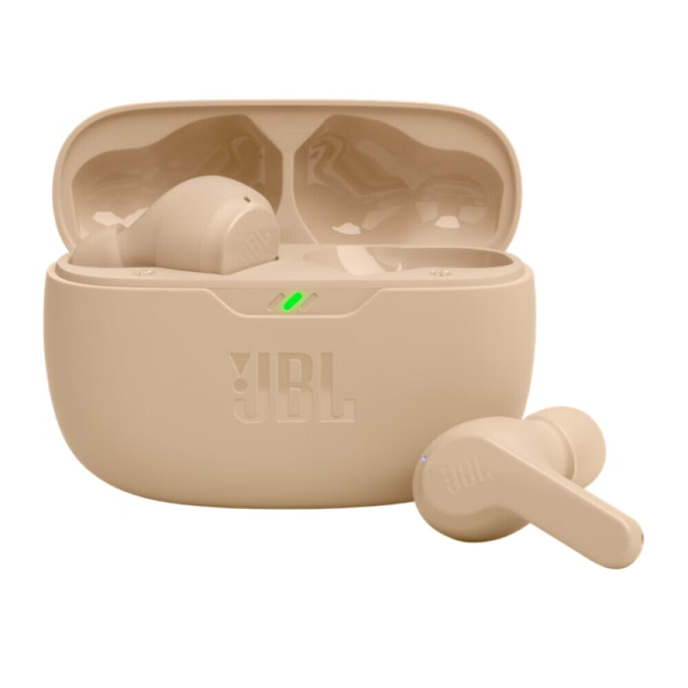 

Bluetooth-гарнитура JBL Wave Beam true с шумоподавлением спортивная, золотой