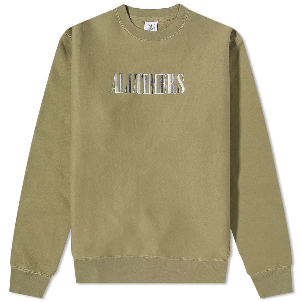 

Толстовка Alltimers Midtown Heavyweight Embroidered Crew Sweat, Коричневый