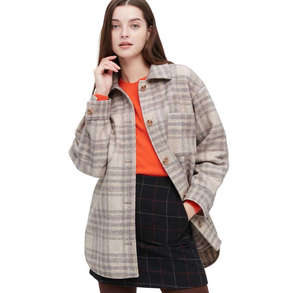 

Куртка-рубашка женская Uniqlo, бежевый
