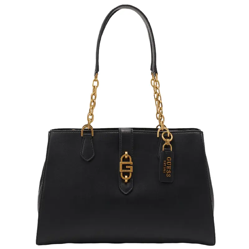

Сумка тоут Guess Sguare G Lux Carryall, черный