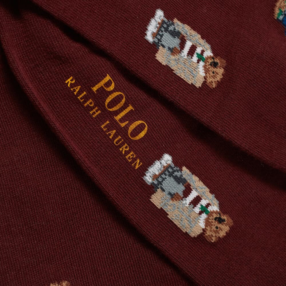 

Носки Polo Ralph Lauren All Over Print Preppy Bear Sock - 2 Pack