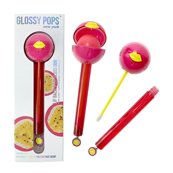 

Glossy Pops Aloha Tropical Бальзам и блеск для губ «Маракуйя», 1 шт.