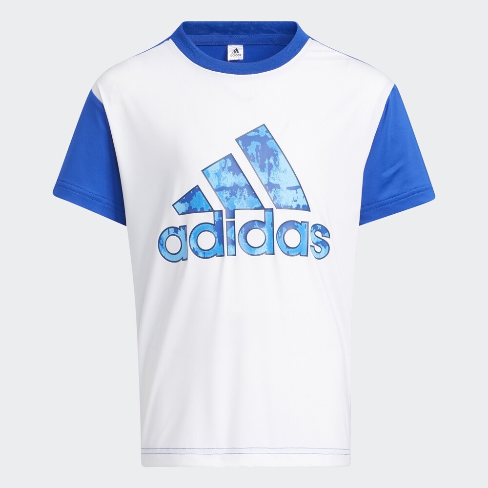 

Футболка Adidas, синий/белый
