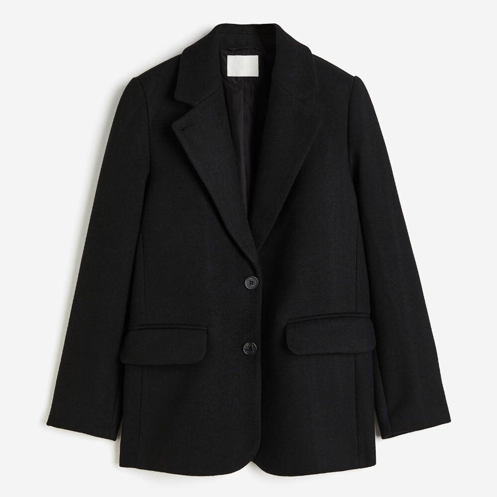 

Пиджак H&M Single-breasted, черный