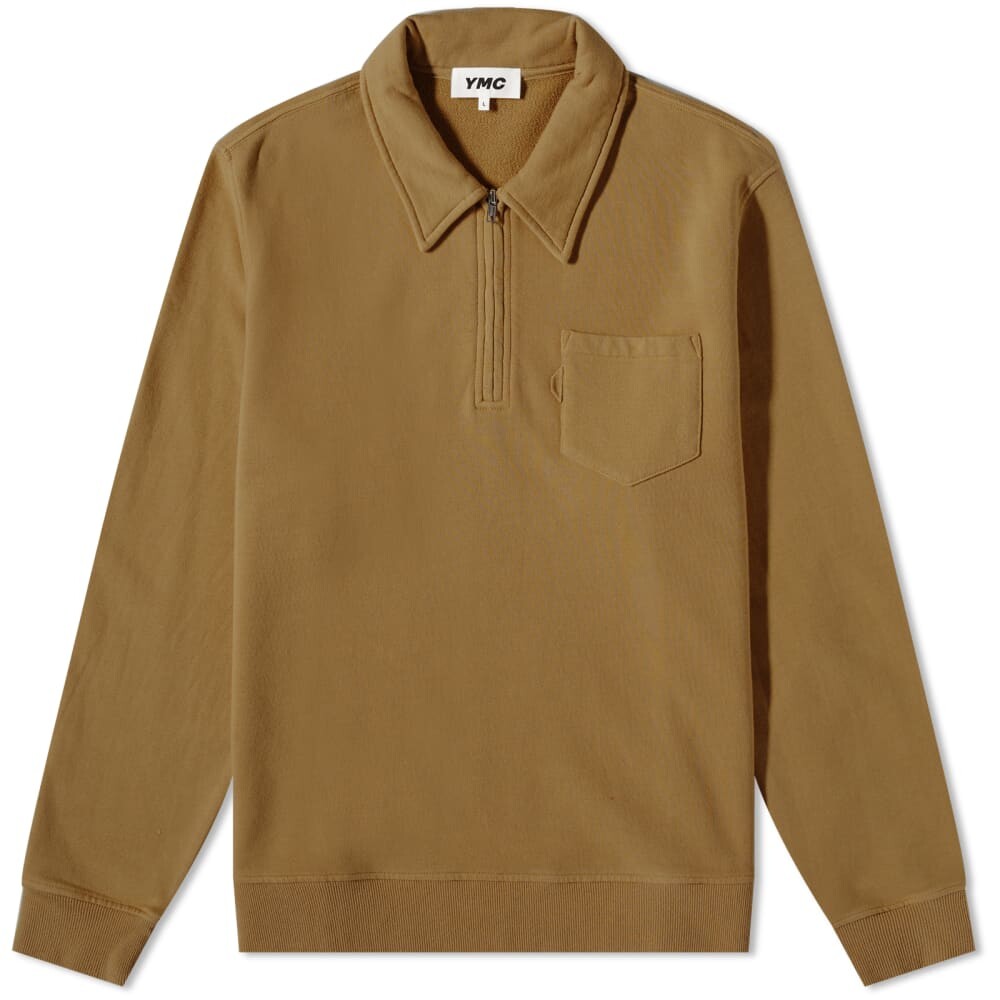 

Толстовка YMC Sugden Quarter Zip, Коричневый