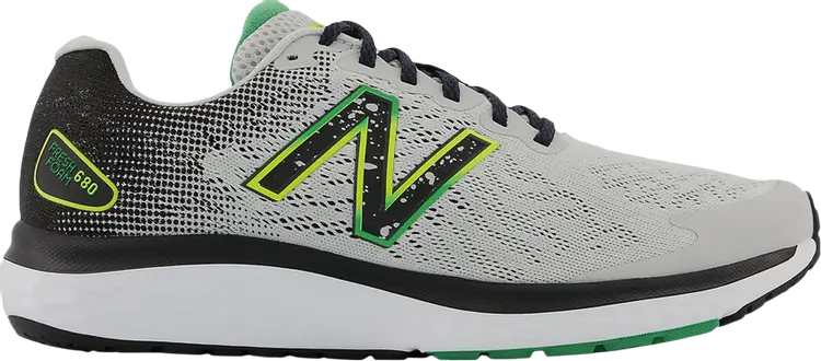 

Кроссовки New Balance Fresh Foam 680v7 4E Wide 'Grey Lemonade', серый