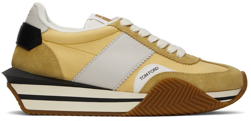 

Желтые низкие кеды James TOM FORD