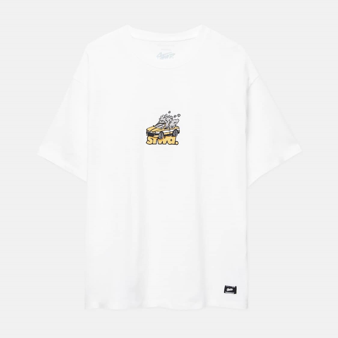 

Футболка Pull&Bear Stwd Taxi Short Sleeve, белый