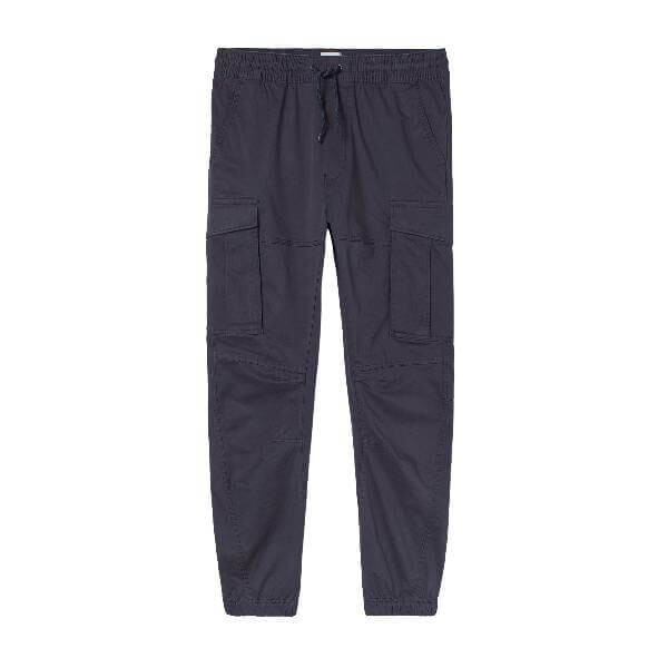 

Брюки H&M Cargo Joggers, серо-синий