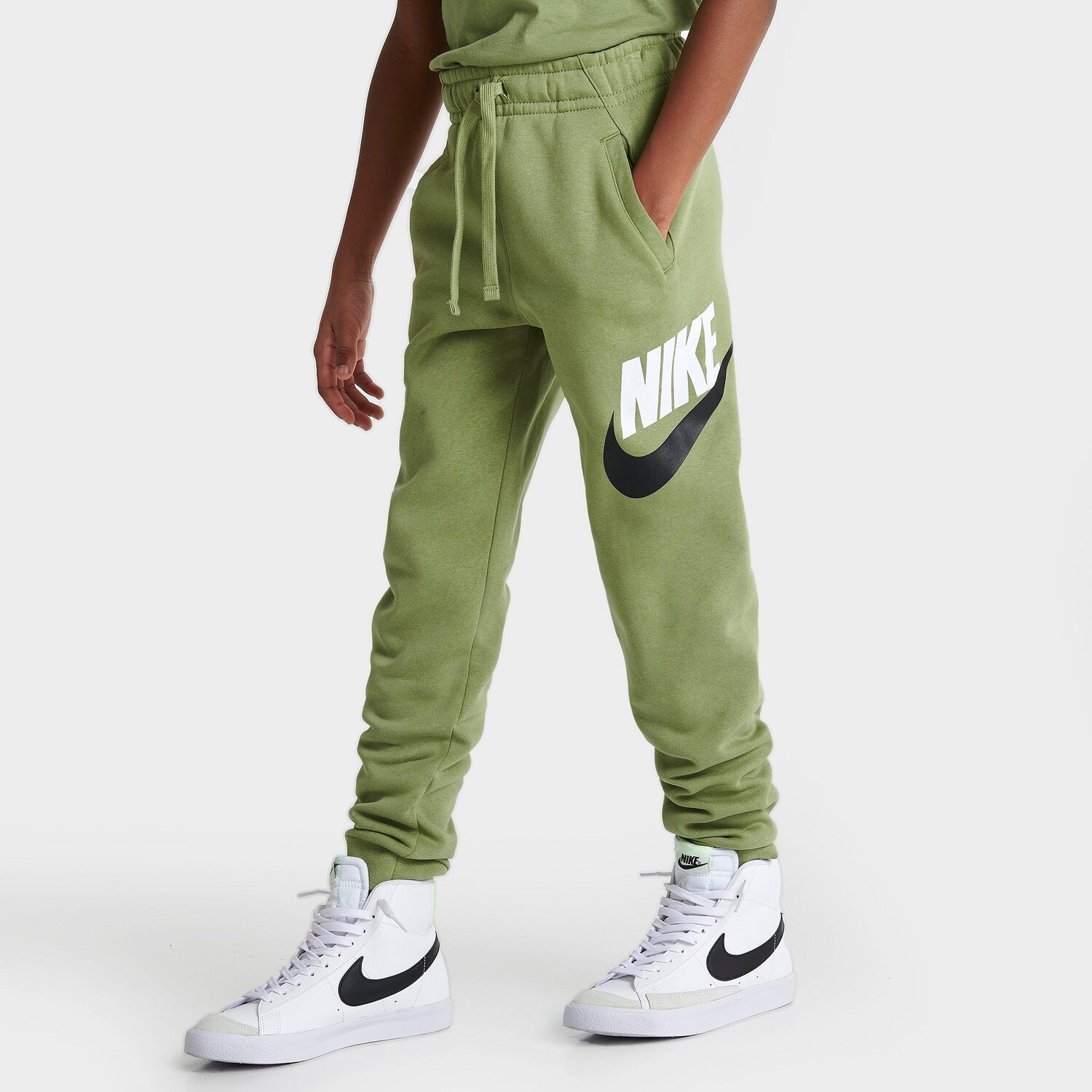 

Детские флисовые брюки-джоггеры Nike Sportswear Club, зеленый