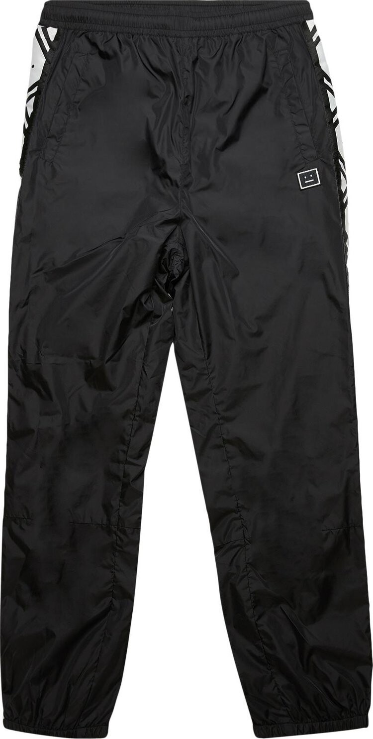 

Брюки Acne Studios Face Motif Stripe Track Pants 'Black', черный