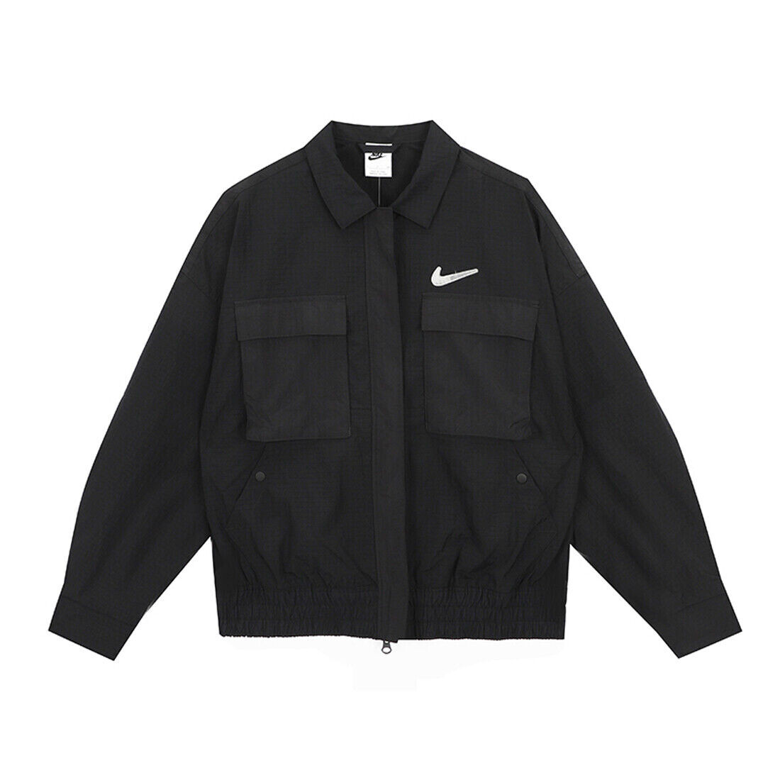

Куртка Nike Sportswear Swoosh Woven Jacket Women's Zip Running, черный