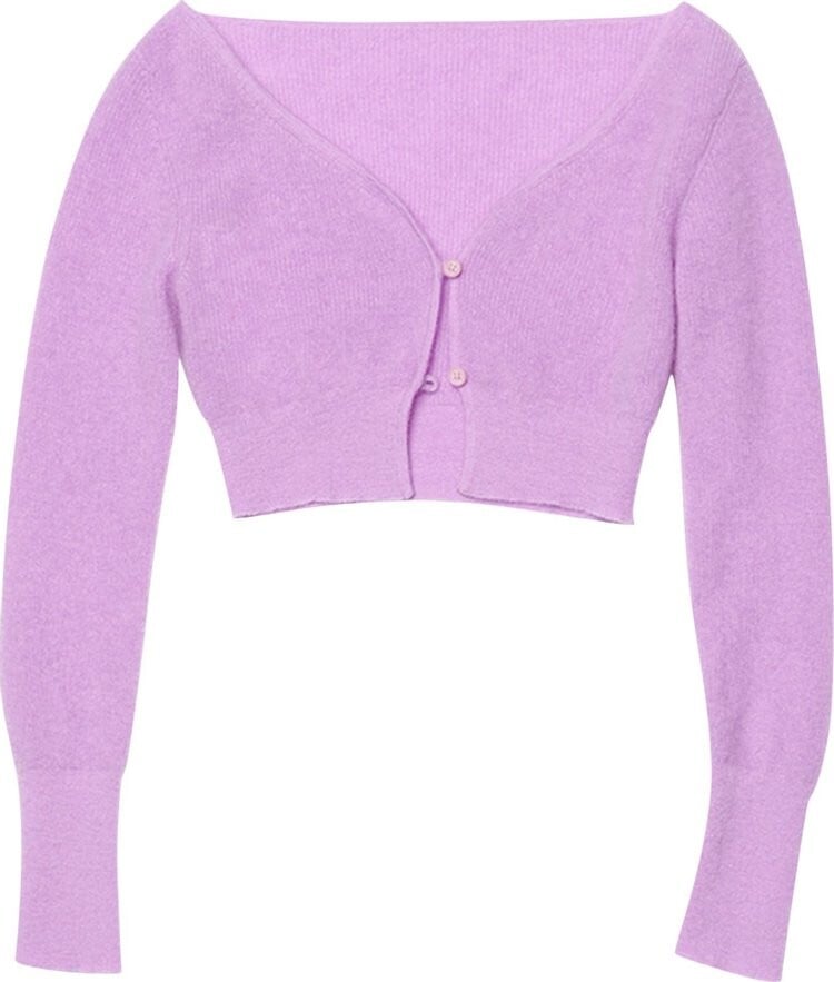 

Кардиган Jacquemus Le Cardigan Alzou 'Purple', фиолетовый