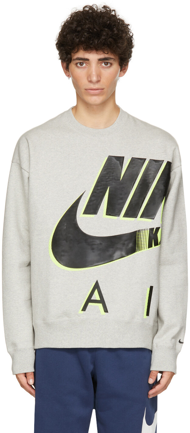 

Серый свитшот Kim Jones Edition Fleece Crew NRG Nike