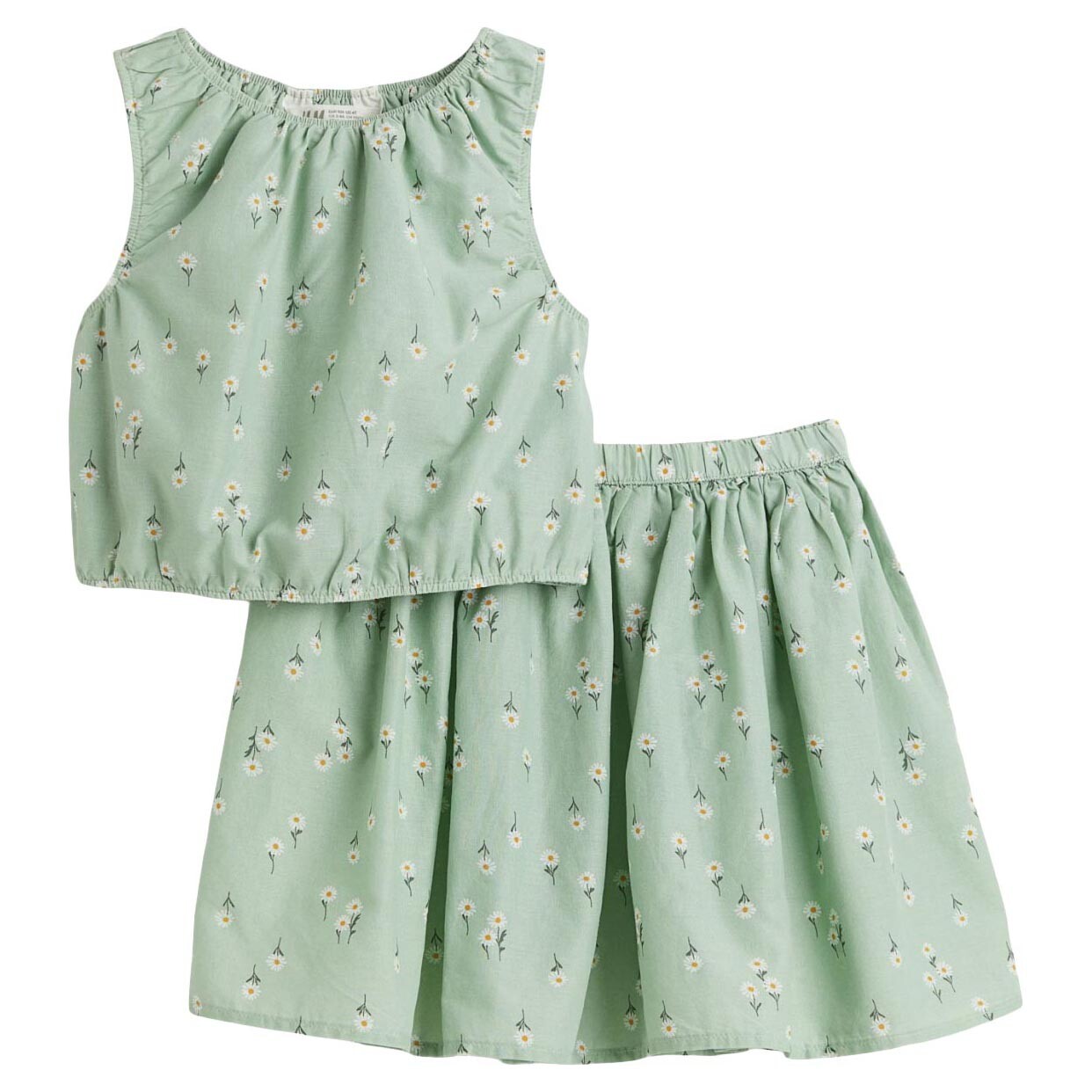 

Комплект одежды H&M Cotton Floral, 2 предмета, светло-зеленый