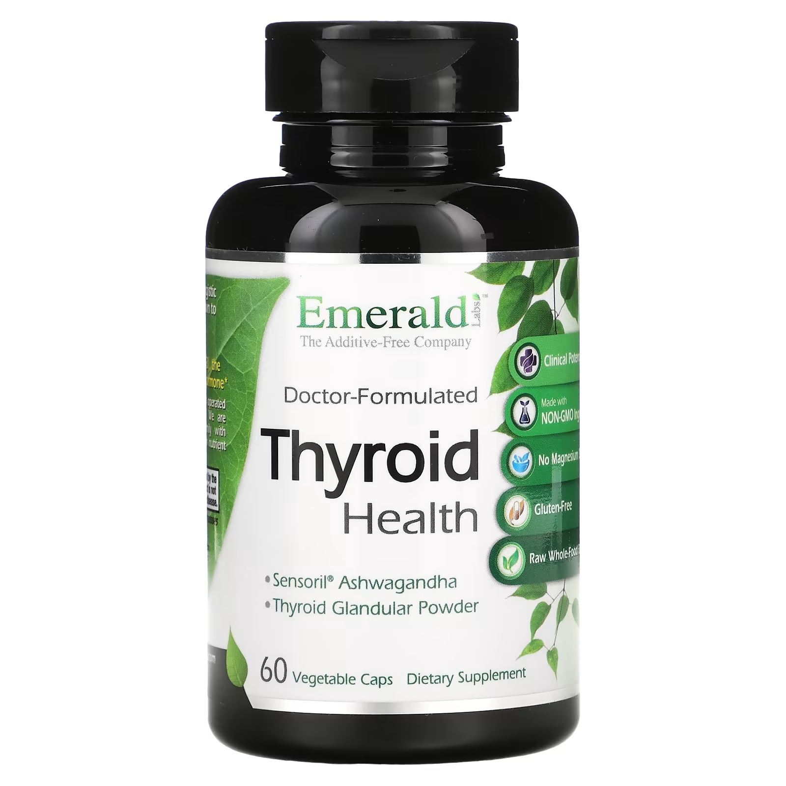 Здоровье Щитовидной Железы Emerald Laboratories, 60 вегетарианских капсул средство для поддержки функции щитовидной железы lifeseasons thyro t6 60 вегетарианских капсул