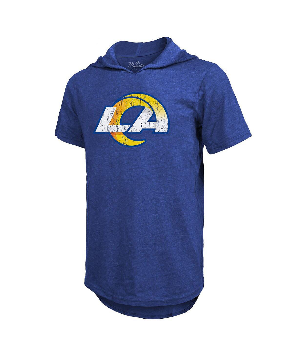 Мужские нити odell beckham jr. royal los angeles rams имя и номер игрока  футболка с капюшоном tri-blend Majestic – заказать из-за границы с  доставкой в «CDEK.Shopping»