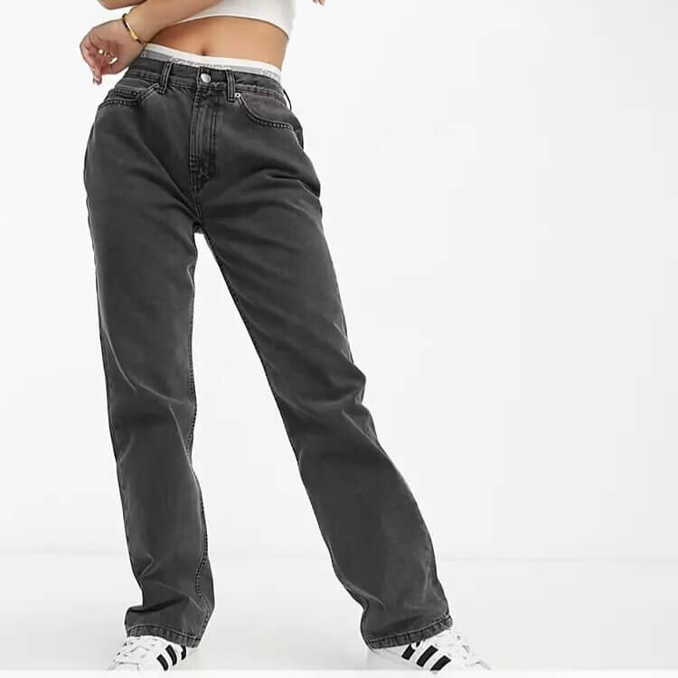 

Джинсы Asos Design Hourglass 90s Straight, черный
