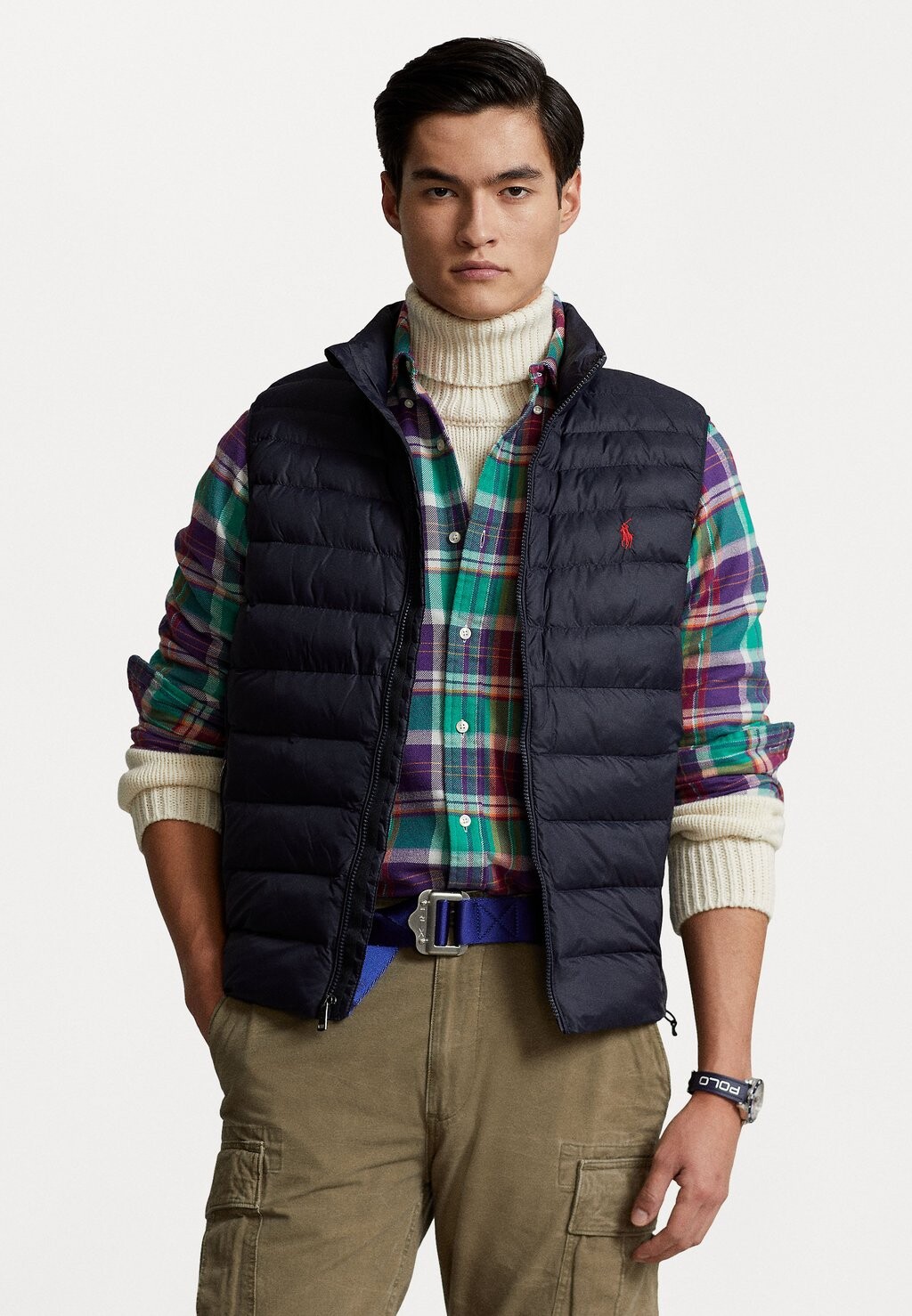 

Без рукавов THE PACKABLE VEST Polo Ralph Lauren, темно-синяя коллекция, Синий