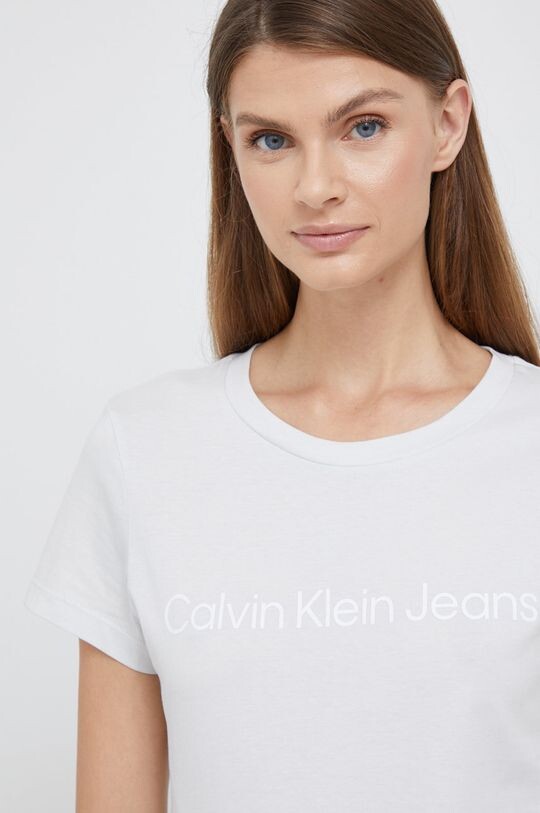 

Хлопковая футболка Calvin Klein Jeans, серый