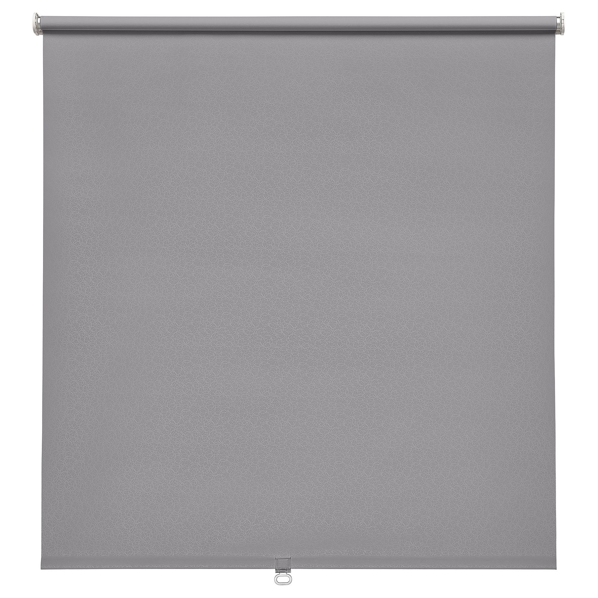 Рулонная штора, блокирующая свет 100x155 см Ikea Fonsterblad, серый