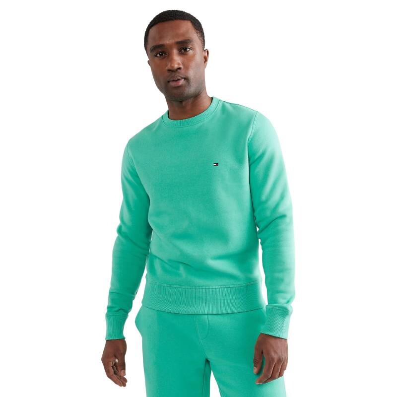 

Свитшот Tommy Hilfiger Solid Crewneck, бирюзовый