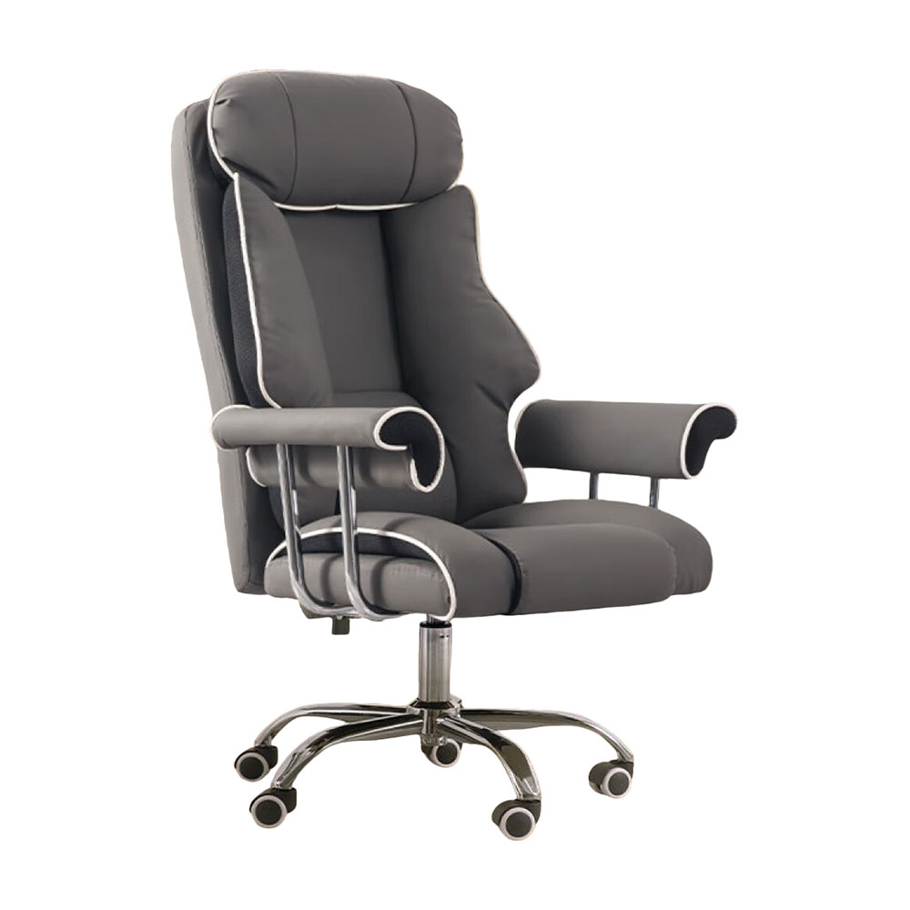 Игровое кресло Insdea HDA057, латекс, сталь, серый