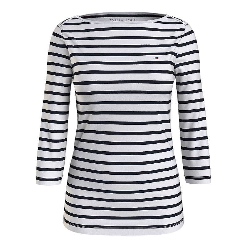 

Футболка Tommy Hilfiger Stripe Boatneck