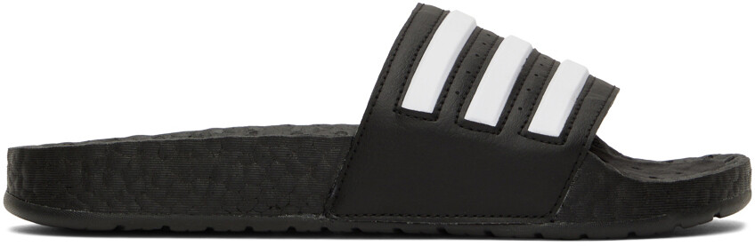 

Черные шлепанцы Adilette Boost adidas Originals