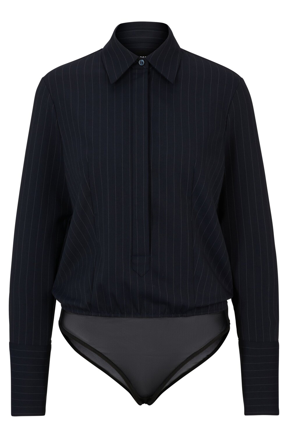 

Рубашка-боди Boss Pinstriped Styling, темно-синий