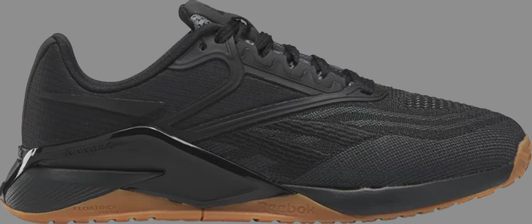 Кроссовки wmns nano x2 'black grey gum' Reebok, черный - фото