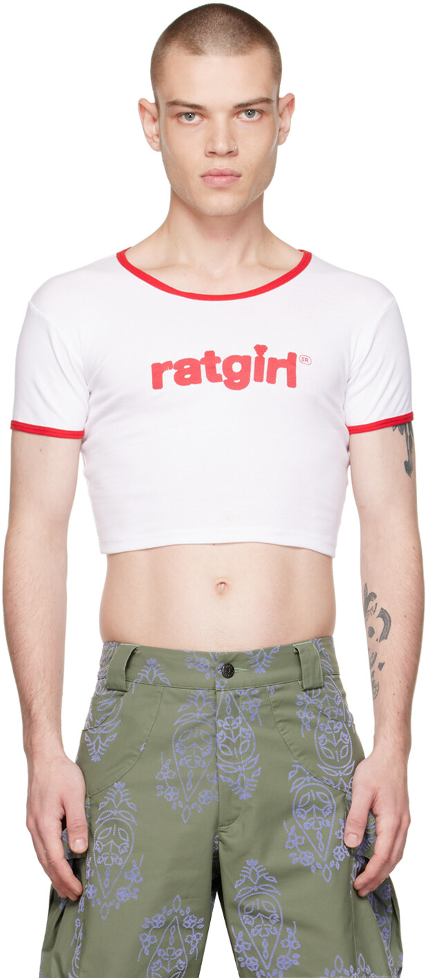 

Белая футболка Ratgirl Stray Rats