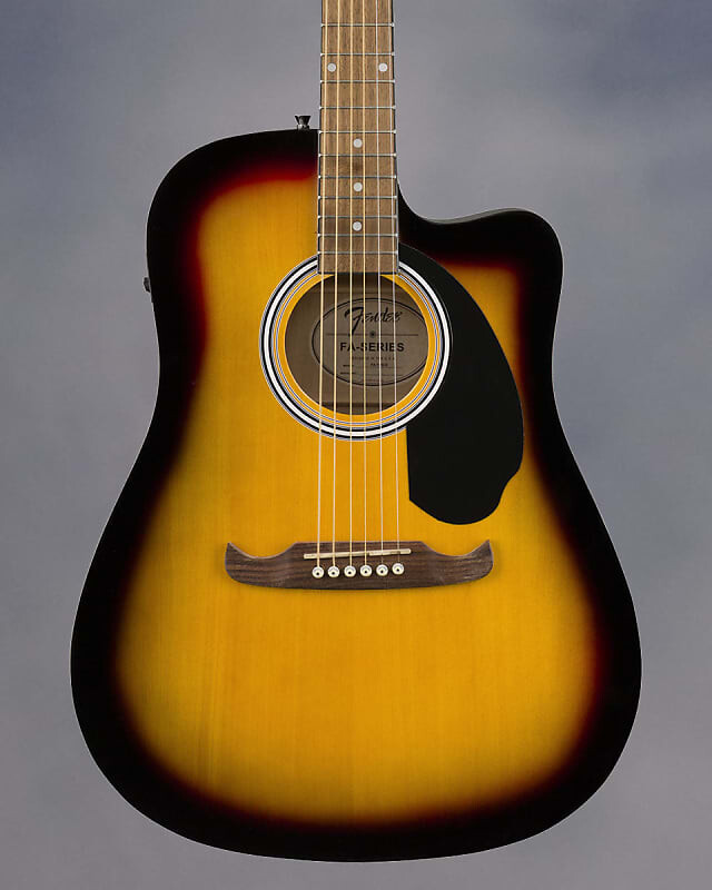 FA-125CE Дредноут, орех Fngrbd. солнечные лучи Fender FA-125CE Dreadnought, Walnut Fngrbd. электроакустическая гитара fender fa 125ce dreadnought sunburst