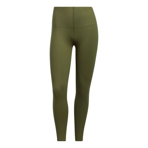 

Леггинсы Adidas Elv Yoga Fl 78t Casual Sports Tight Gym Pants/Trousers/Joggers Military Green, Зеленый