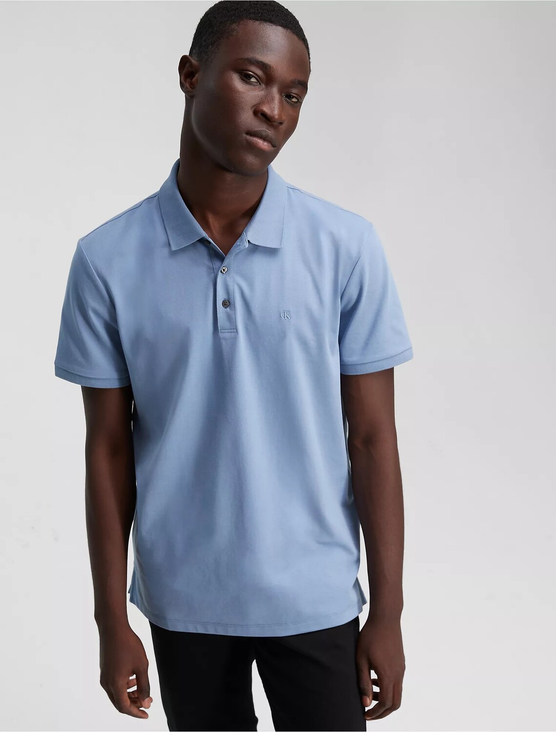 

Футболка поло Calvin Klein Solid, синий