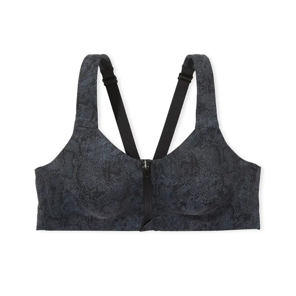 

Спортивный бюстгальтер Victorias Secret Knockout Front-Close Sports, черный