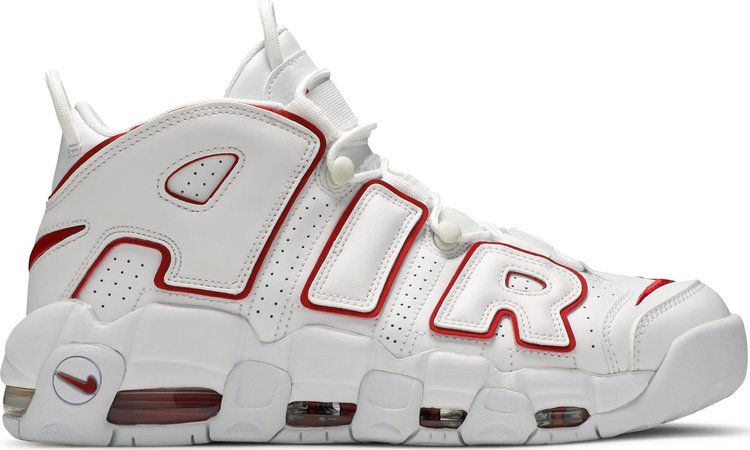 Nike Air More Uptempo White Varsity Red 2021 CDEK.Shopping