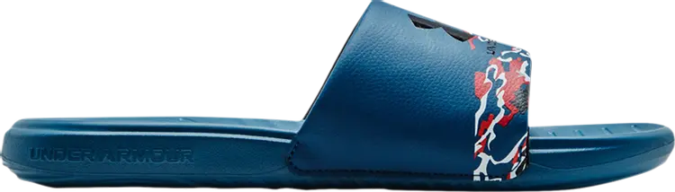 

Сандалии Under Armour Ansa Graphic Slide Deep Sea, синий