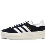 Кроссовки Adidas Gazelle Bold W, черный/белый (Размер 39.5 RU)