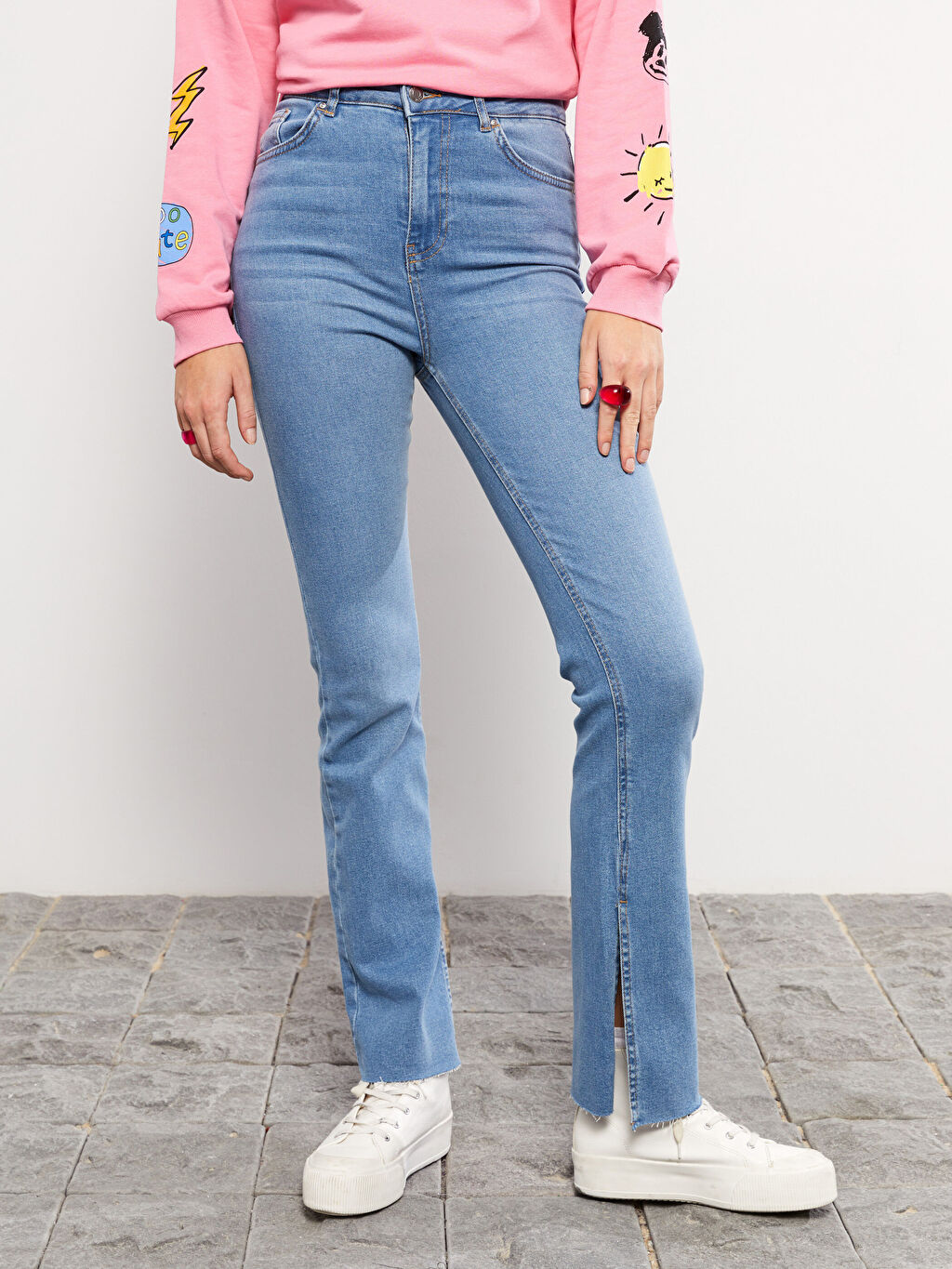 Женские джинсы прямого кроя с высокой талией Xside – купить по выгодным  ценам с доставкой из-за рубежа через сервис «CDEK.Shopping»