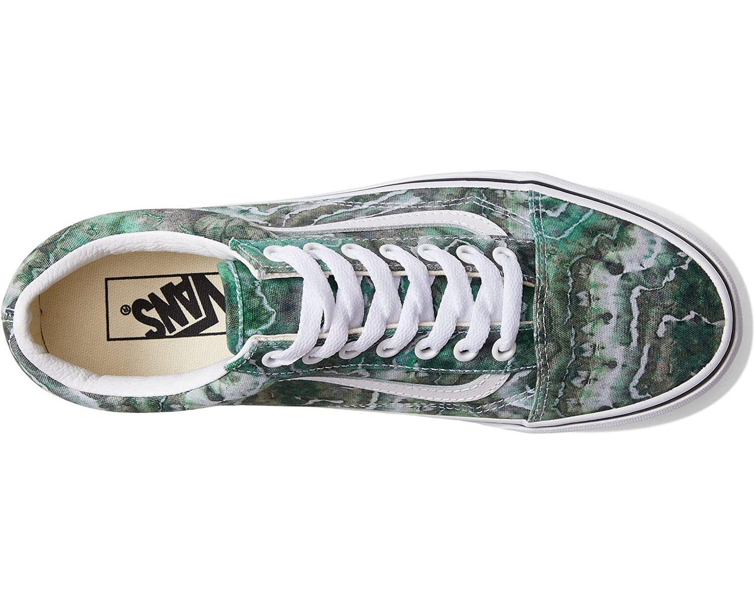 

Кроссовки Old Skool Vans, тай-дай зеленый