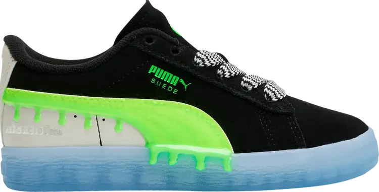 

Кроссовки Puma Nickelodeon x Suede Little Kid Slime, черный