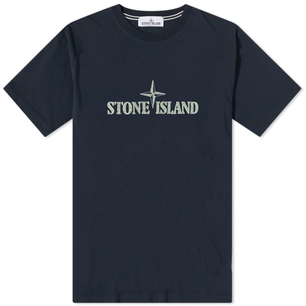 

Футболка Stone Island Stitches Logo Sleeve Tee, Серый