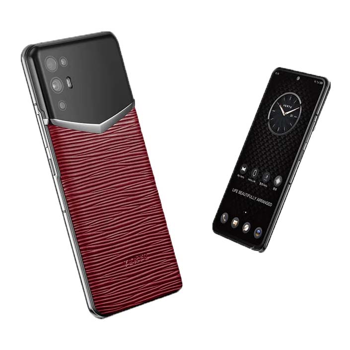 

Смартфон Vertu iVERTU 5G Calfskin, 12Гб/512Гб, черный/бордовый