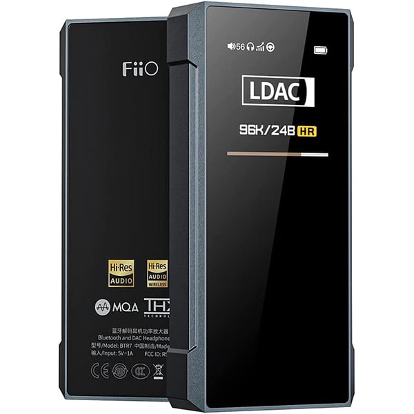 Усилитель для наушников FiiO BTR7 (Type-C), титановый - фото