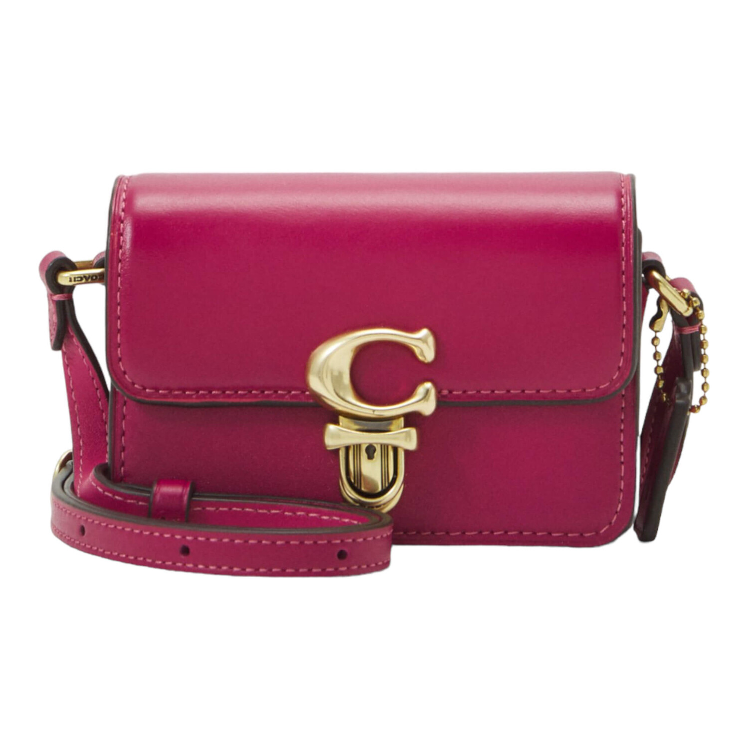

Сумка Coach Glovetanned Studio 12 Shoulder, розовый